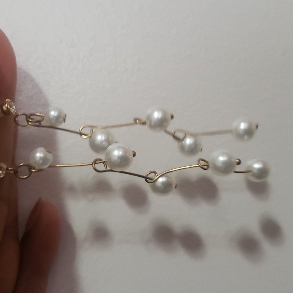 VINTAGE Pearl Earings - Picture 4 of 4